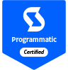 Programmatic Certified badge for digital marketing excellence.